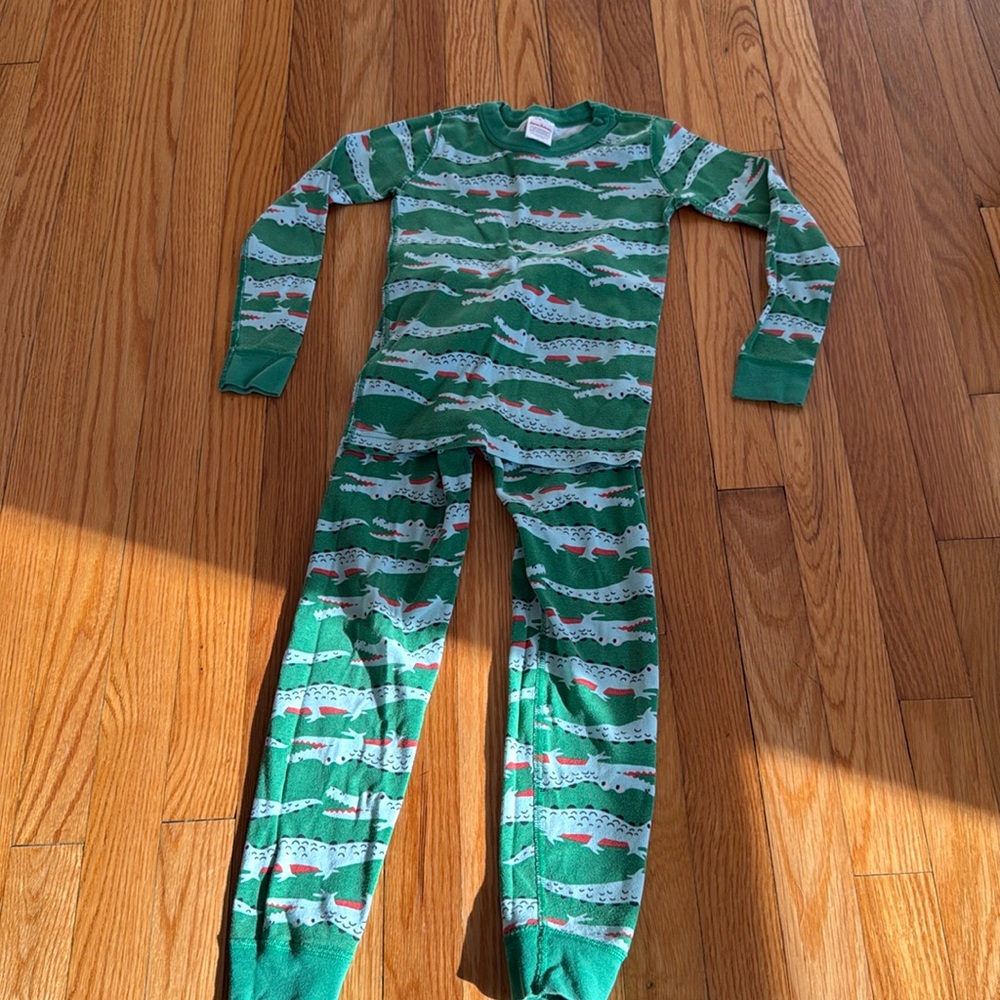 Hanna Anderson Alligator Pajamas
